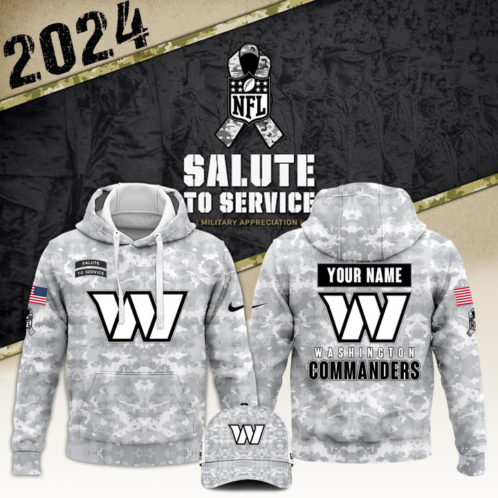 Washington Commanders | Veterans Day Hoodie Limited Edition