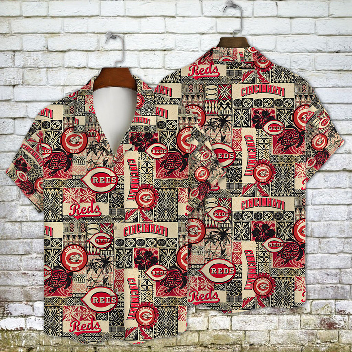 Cincinnati Reds - Major League Baseball AOP Hawaiian Shirt V87