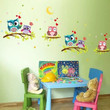Owl Wallpaper Sticker for Living Room and Kids Room - Whimsical Decor