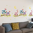 Owl Wallpaper Sticker for Living Room and Kids Room - Whimsical Decor