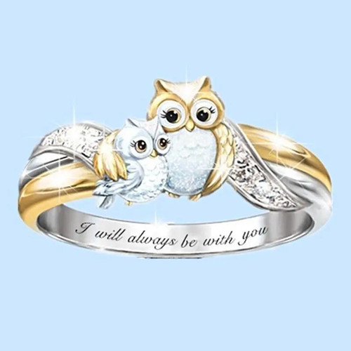 Owl Rings Bracelet – Charming Jewelry Gift for Her