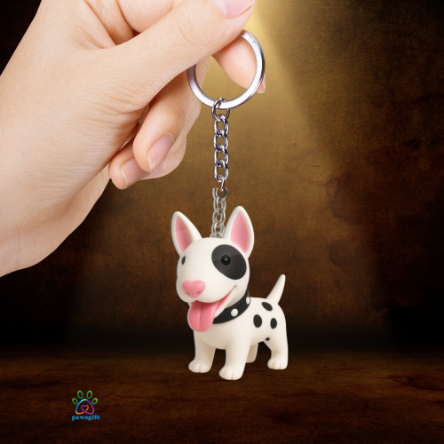 Bull Terrier Keychain
