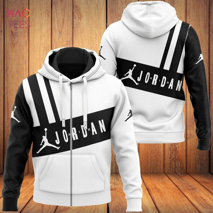 Best Jordan Black Mix White Luxury Hoodie Limited Edition