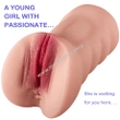 Young Girls Virgin Sex Pussy Toys with Realistic Flush Labia and Tight Ass Hole for Fist Anal