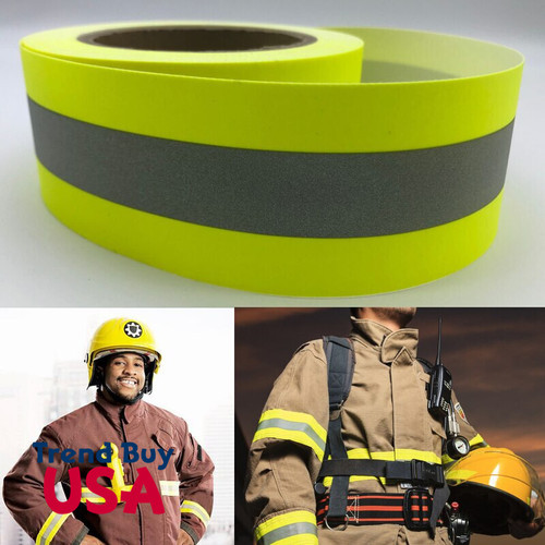 Fluorescent Yellow Flame Firefighter