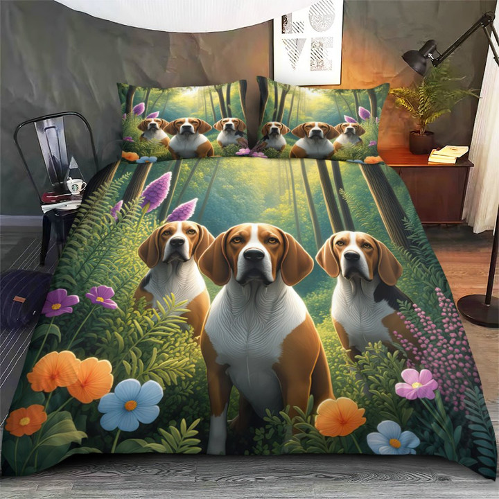 Cute Beagle Duvet Cover Set – Cozy and Unique Gift for Dog Enthusiasts Sel