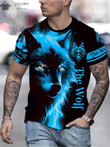 Fantasy Animal Print Designer Clothes Men 3D Print Men's Summer Clothes Oversized T-shirt