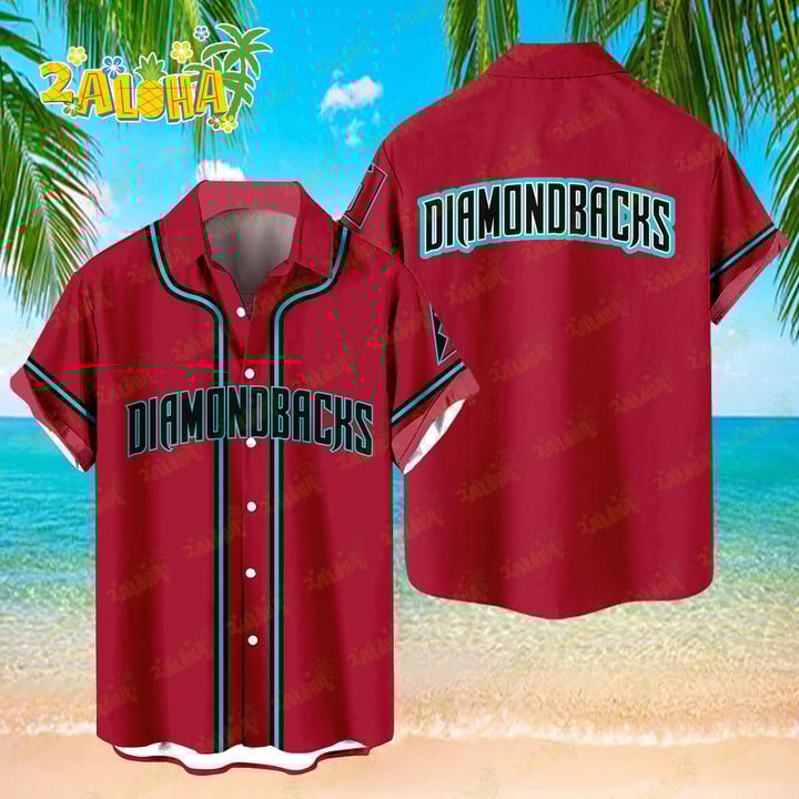 Arizona Diamondbacks | Classic Color Hawaiian Shirt MLB S3