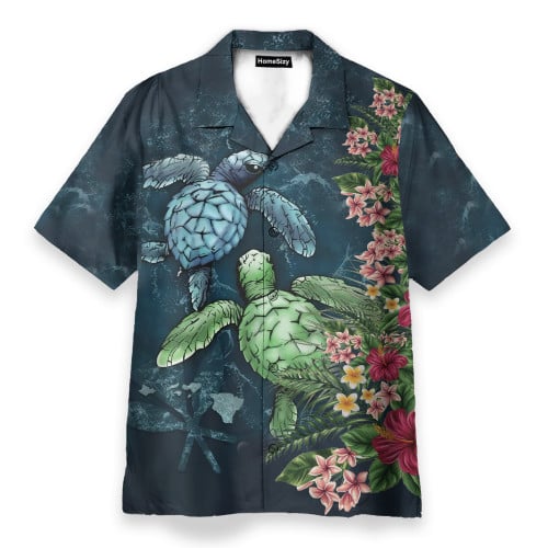 Sea Turtle 3D Hawaiian Shirt Hawaii Summer Shirts QT206142Lb