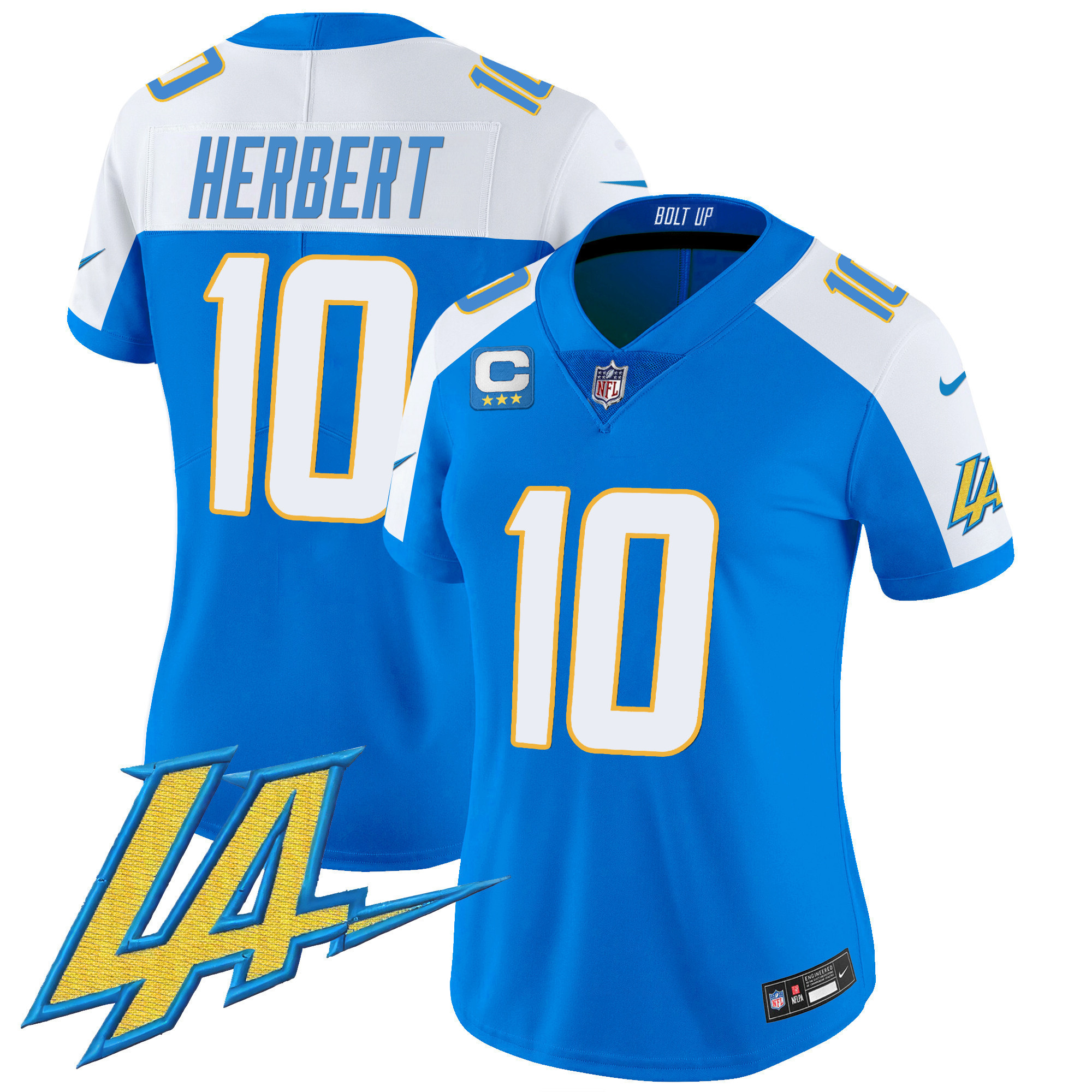 Women's Chargers Vapor Limited Jersey V2 - All Stitched