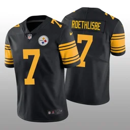 Men's Pittsburgh Steelers Black Color Rush / Alternate Vapor F.U.S.E. Limited Jersey
