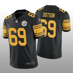 Men's Pittsburgh Steelers Black Color Rush / Alternate Vapor F.U.S.E. Limited Jersey