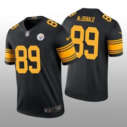 Men's Pittsburgh Steelers Black Color Rush / Alternate Vapor F.U.S.E. Limited Jersey