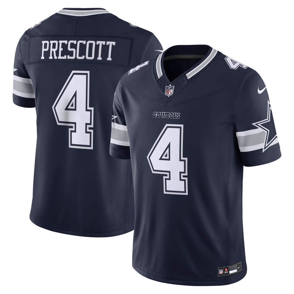 Men's Navy Dallas Cowboys Team Vapor F.U.S.E. Stitched Limited Jersey