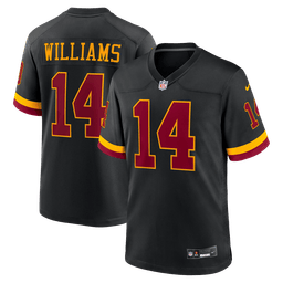 Men's Washington Commanders Alternate Hail Raiser Black Game Jersey