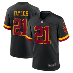 Men's Washington Commanders Alternate Hail Raiser Black Game Jersey