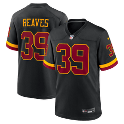 Men's Washington Commanders Alternate Hail Raiser Black Game Jersey