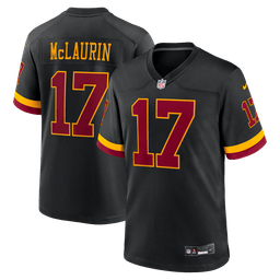 Men's Washington Commanders Alternate Hail Raiser Black Game Jersey