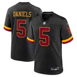 Men's Washington Commanders Alternate Hail Raiser Black Game Jersey