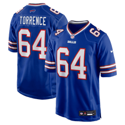 Men's Royal Buffalo Bills Home Game Jersey