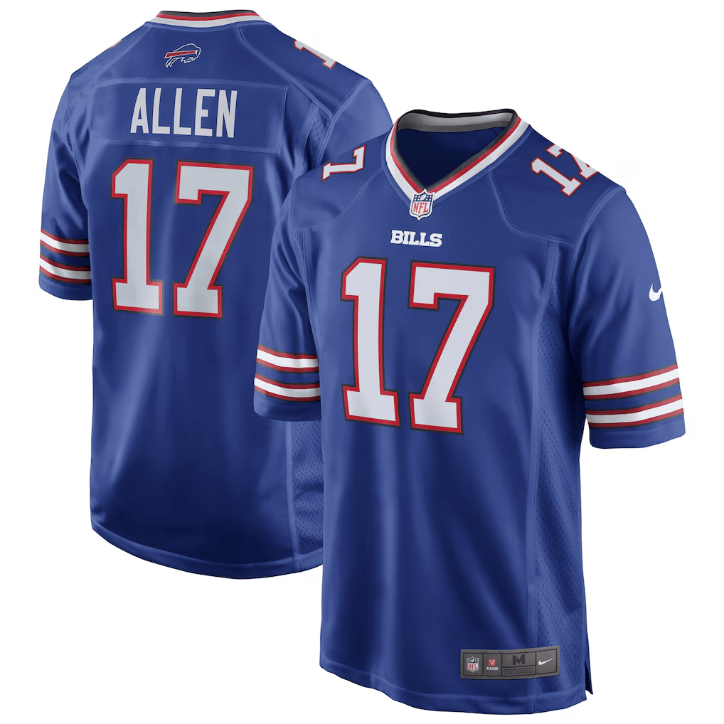 Men's Royal Buffalo Bills Home Game Jersey