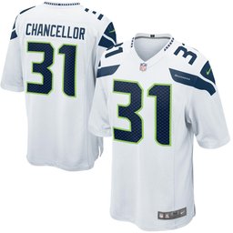 Men's White Seattle Seahawks Game Jersey