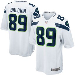 Men's White Seattle Seahawks Game Jersey
