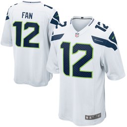 Men's White Seattle Seahawks Game Jersey