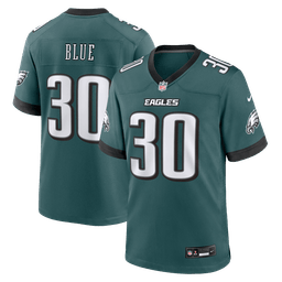 Men's Midnight Green Philadelphia Eagles Team Game Jersey