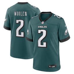 Men's Midnight Green Philadelphia Eagles Team Game Jersey