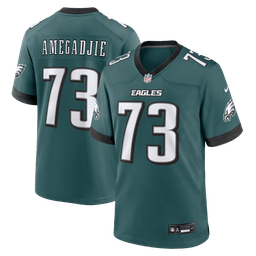 Men's Midnight Green Philadelphia Eagles Team Game Jersey