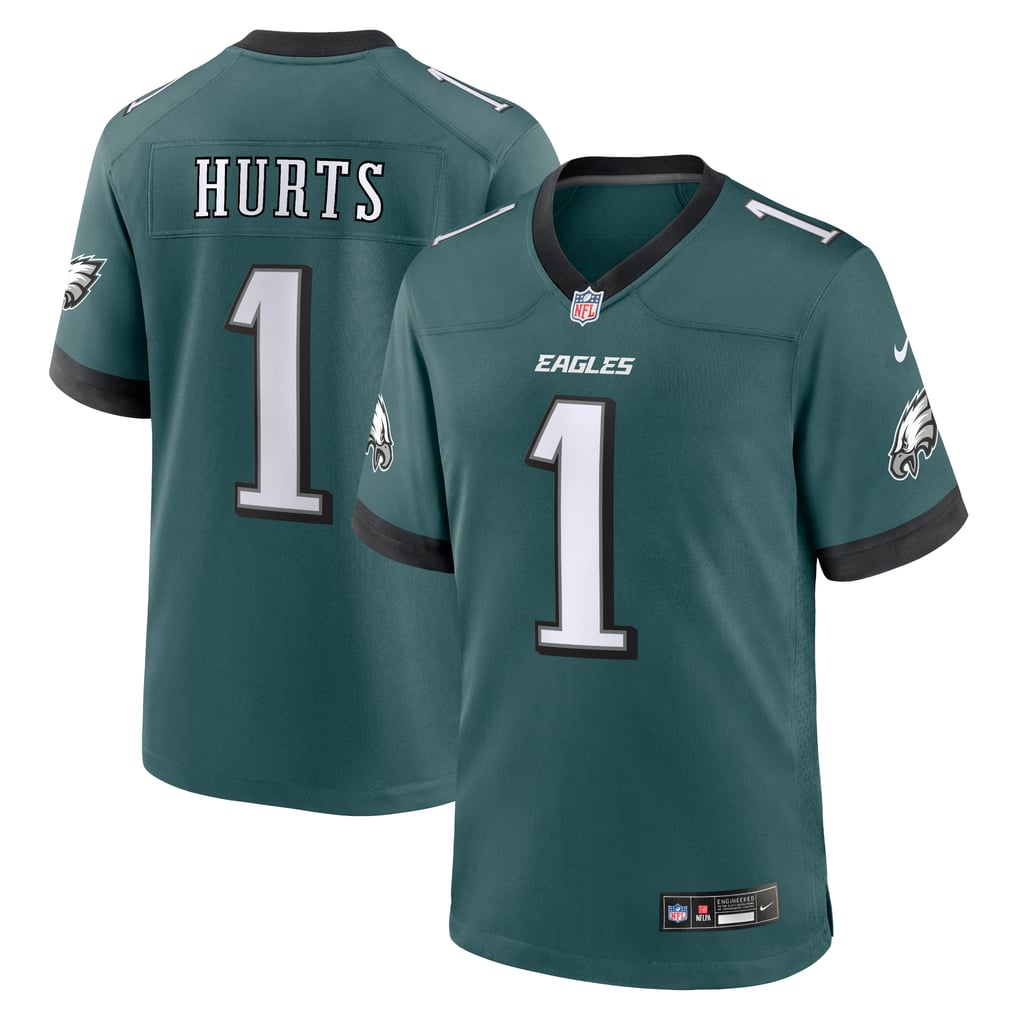 Men's Midnight Green Philadelphia Eagles Team Game Jersey