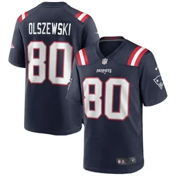 Men's Navy New England Patriots Game Jersey