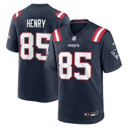 Men's Navy New England Patriots Game Jersey