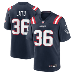 Men's Navy New England Patriots Game Jersey