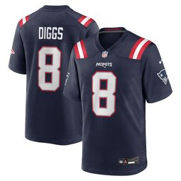 Men's Navy New England Patriots Game Jersey