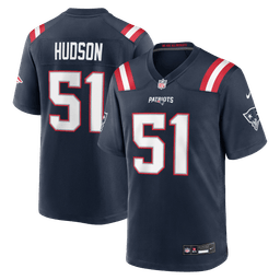 Men's Navy New England Patriots Game Jersey