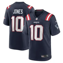 Men's Navy New England Patriots Game Jersey