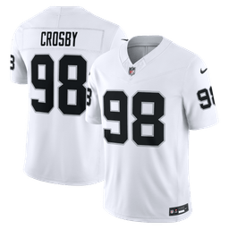 Men's Las Vegas Raiders White Vapor F.U.S.E. Stitched Limited Game Jersey