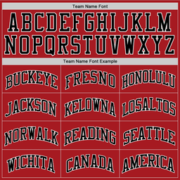 Red Black - White Throwback Custom Basketball Jersey