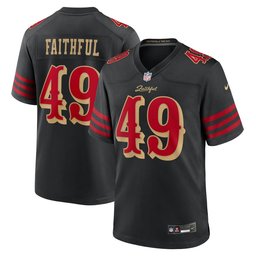 Men's Black San Francisco 49ers Rivalries Collection Game Jersey