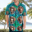 German shorthaired pointer dog AOP Hawaii Shirt