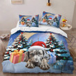 Premium Great dane Christmas Bedding Set