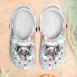 Chinese Crested Croc Style Clogs