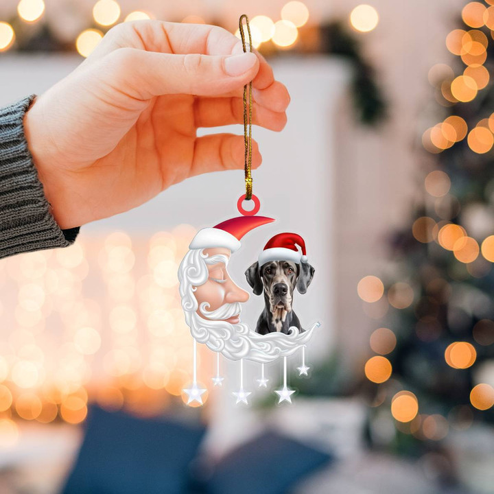 Premium Great dane Christmas Ornament