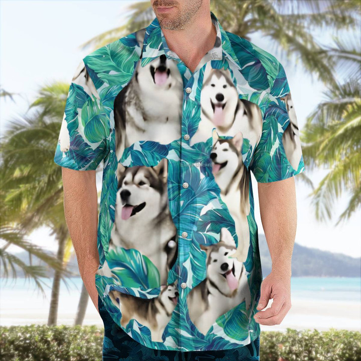 Alaskan Malamute Hawaii Shirt
