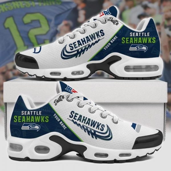 Seattle Seahawks Personalized Plus T-N Youth Sneakers 0813 BGTN194