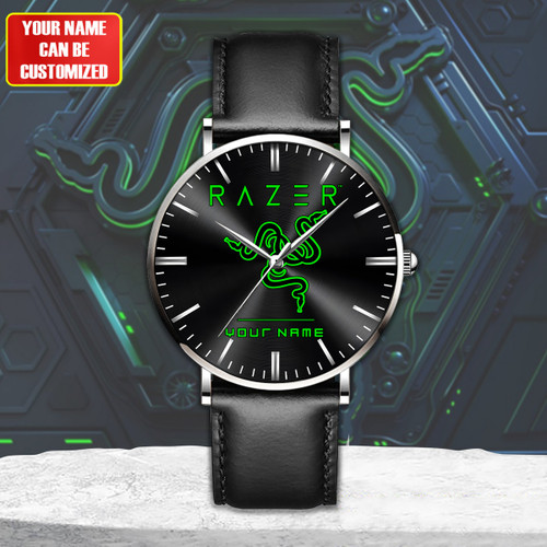 Personalized RZ Quartz Leather Watch P280302