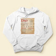 Dad Stats - Personalized Shirt - Father's Day Gift For Dad - White