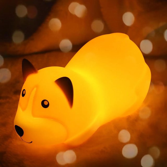 LED cute Corgi night light